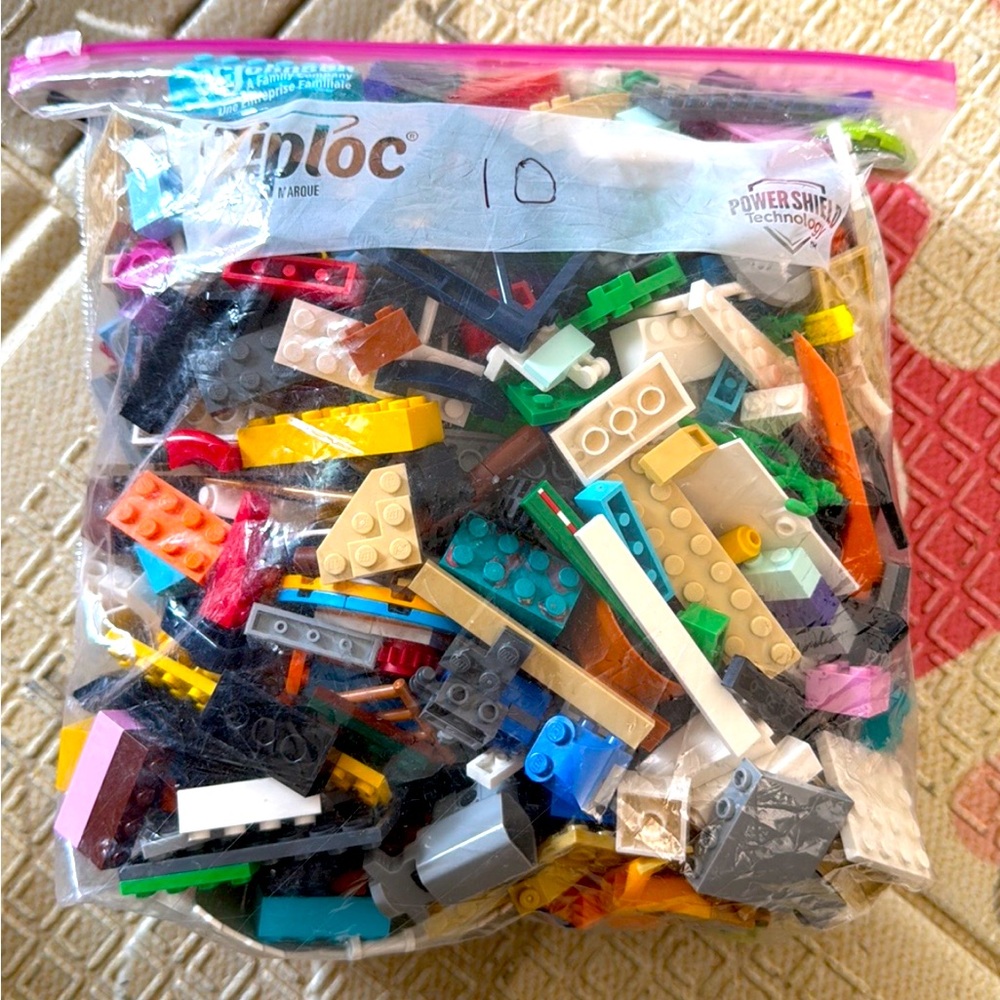 Lego Gallon Bag  Building Blocks mix